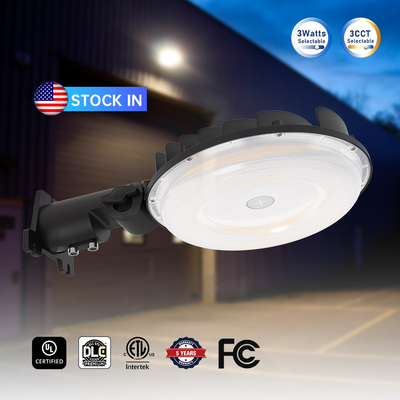 ETL UL Lớn Đêm đến buổi sáng đèn LED Barn Light với pin quang 60w 80w 100w 3Power Và 3CCT điều chỉnh