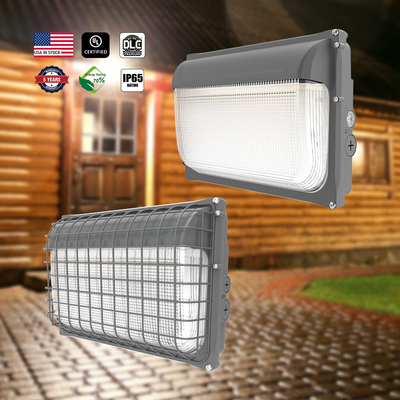 OEM Slim LED Wall Pack Light 30W 40W 60W 80W 120W 3CCT Điều chỉnh IP65 chống nước cho các bến tàu tải