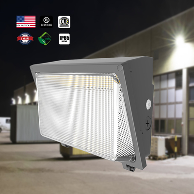 OEM FCC UL 30W-120W đèn LED Wall Pack Light 140lm / W 3CCT Điều chỉnh cho đường dẫn bến tàu tải