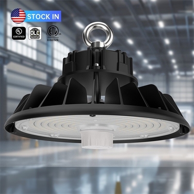 Hoa Kỳ Trong Stcok UFO Led High Bay Light 200W 3CCT Đèn Highbay có thể điều chỉnh Ánh sáng công nghiệp Thương mại