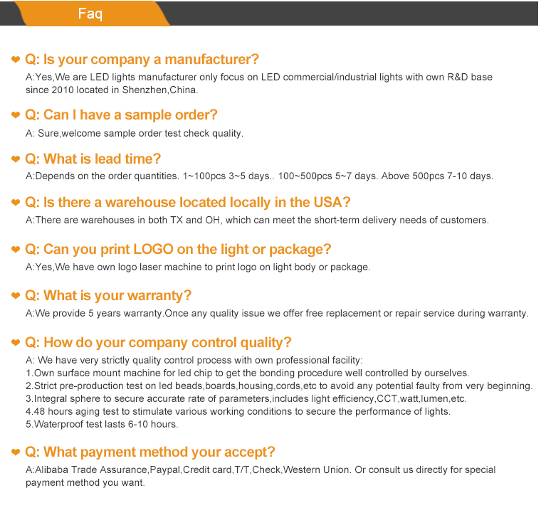 Mỹ kho Led High Bay Đèn 200W 300W 3Cct Đèn công nghiệp điều chỉnh Đèn cửa hàng thương mại 8