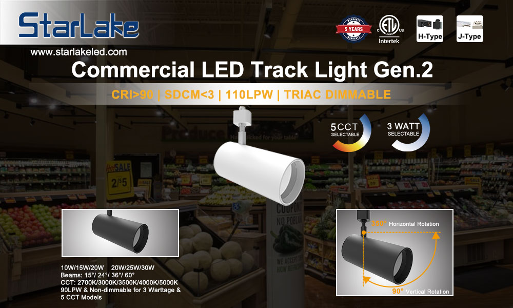 2700K-4000K Đèn đèn LED, 110Lm/w IP20 Đèn đường LED 0